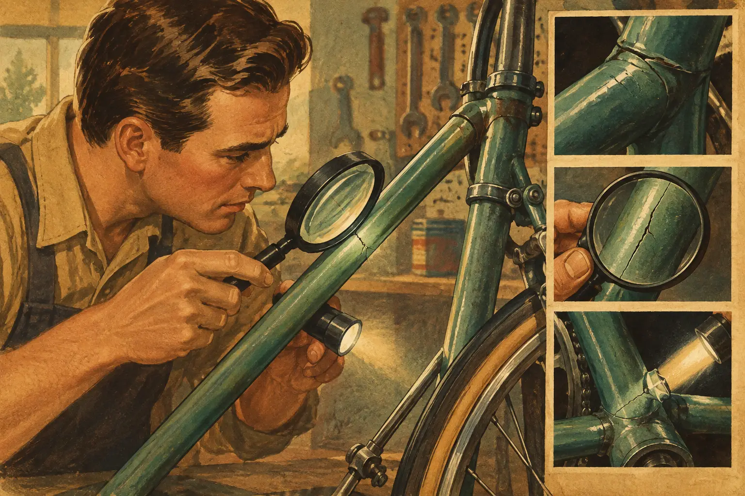 How to Diagnose Bicycle Frame Cracks Safely