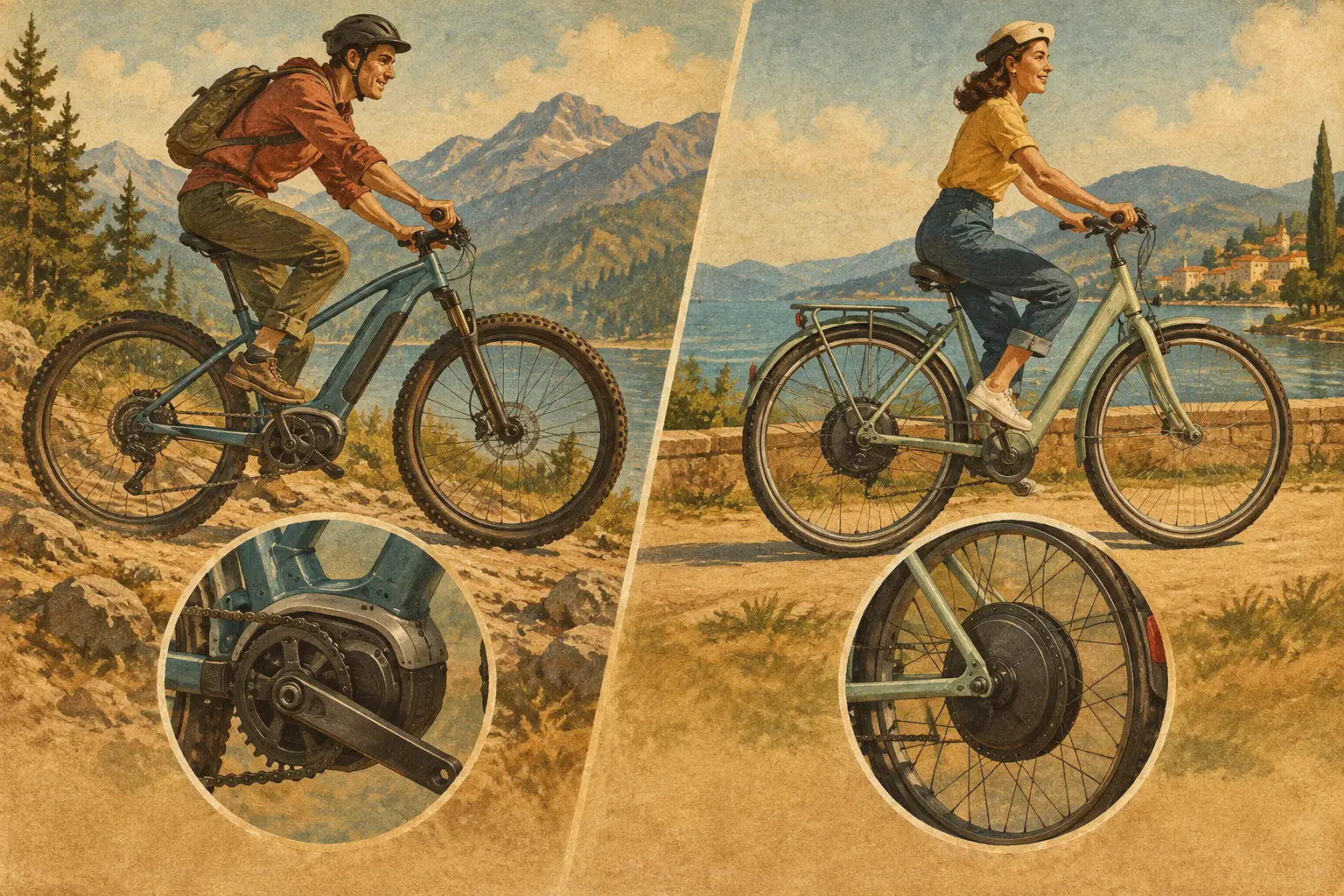 Mid-Drive Versus Hub Motors: Which Works Best?